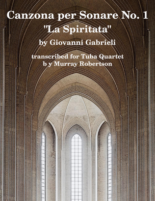 Book cover for Canzona per Sonare No. 1 (Tuba/Euphonium Quartet)