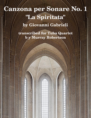 Canzona per Sonare No. 1 (Tuba/Euphonium Quartet)