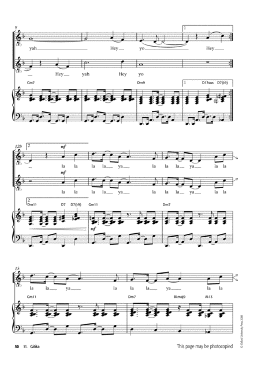 Popular Voiceworks 1 4-Part scores gallery preview page 12