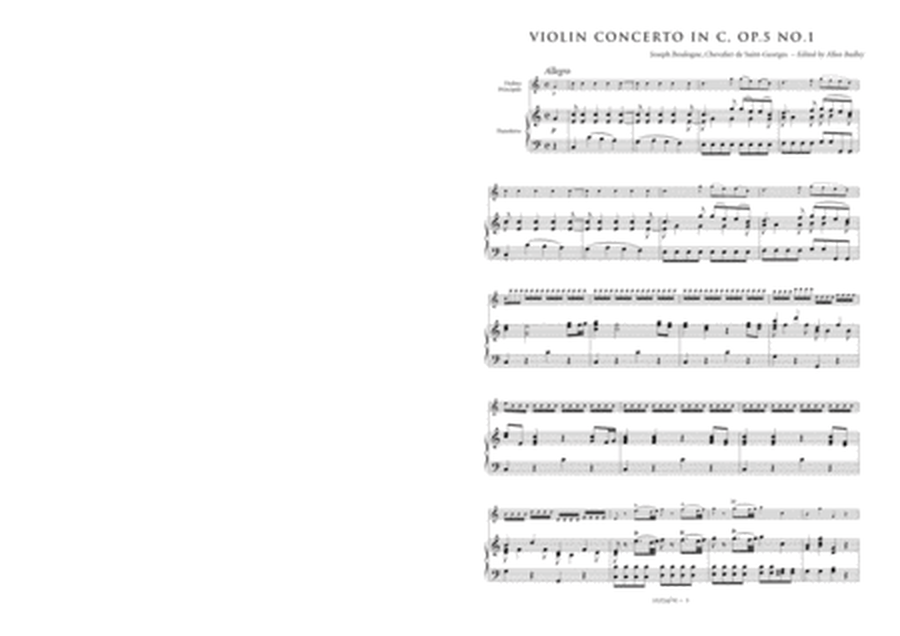 Violin Concerto in C major, Op. 5, No. 1 - Study Edition