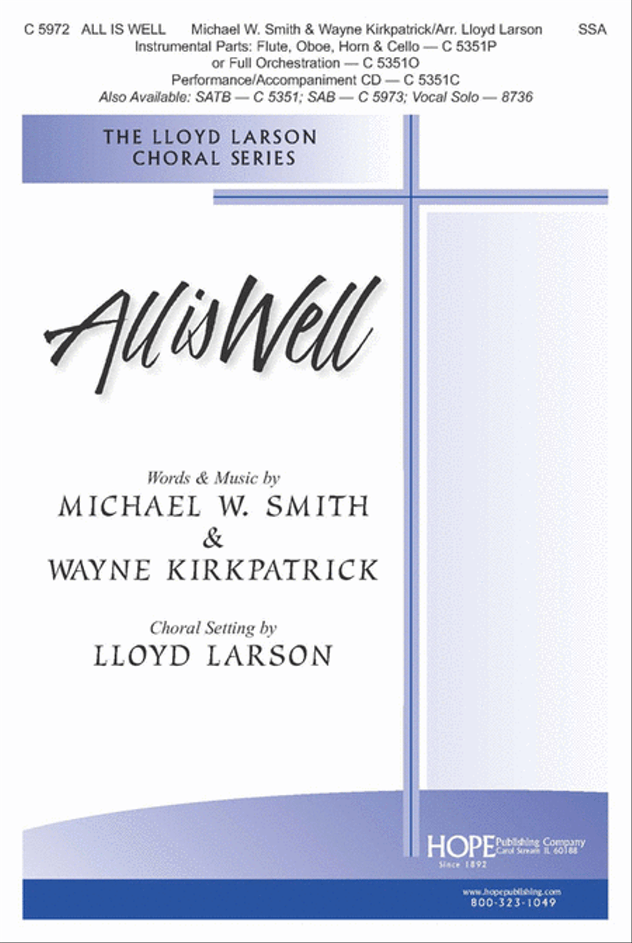 All Is Well All Is Well SSA scores gallery preview page 1