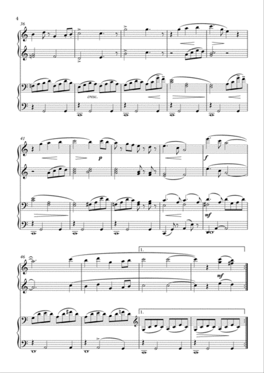 6 Folk Song Musings Piano scores gallery preview page 4