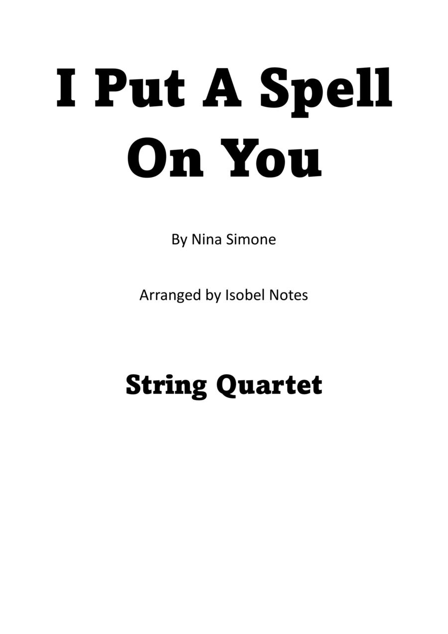 Book cover for I Put A Spell On You