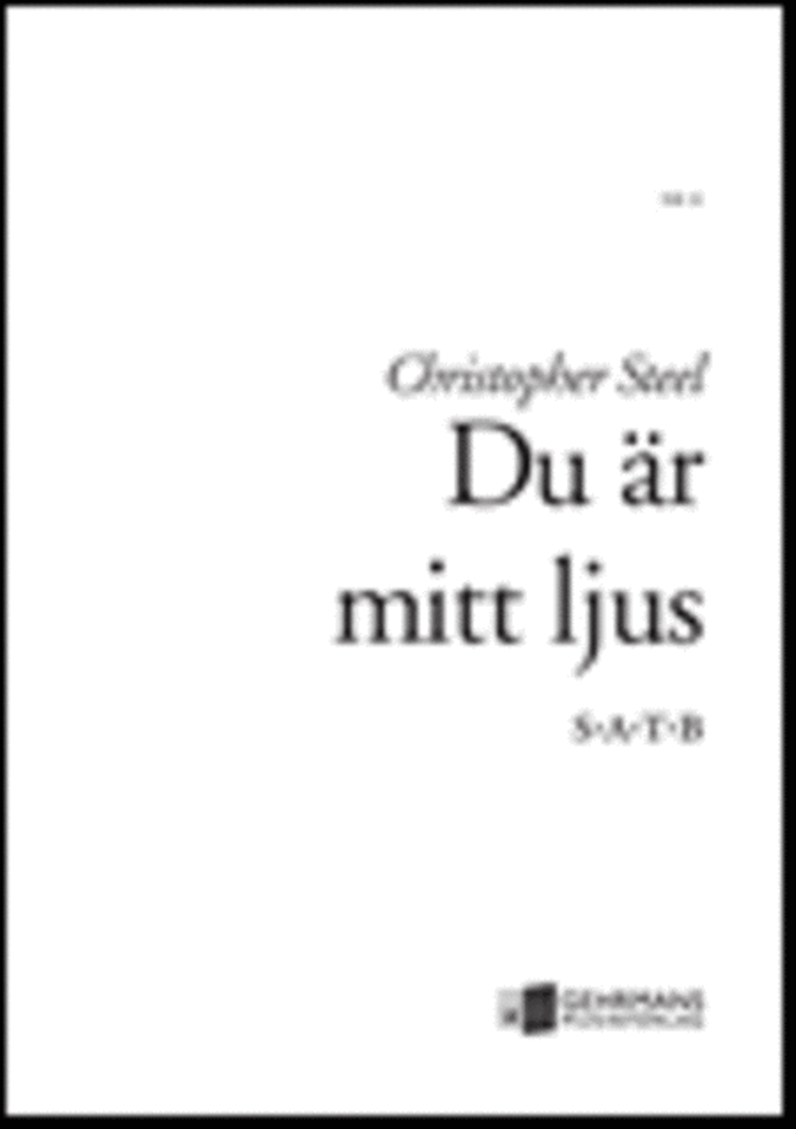 Du ar mitt ljus! 4-Part scores gallery preview page 1