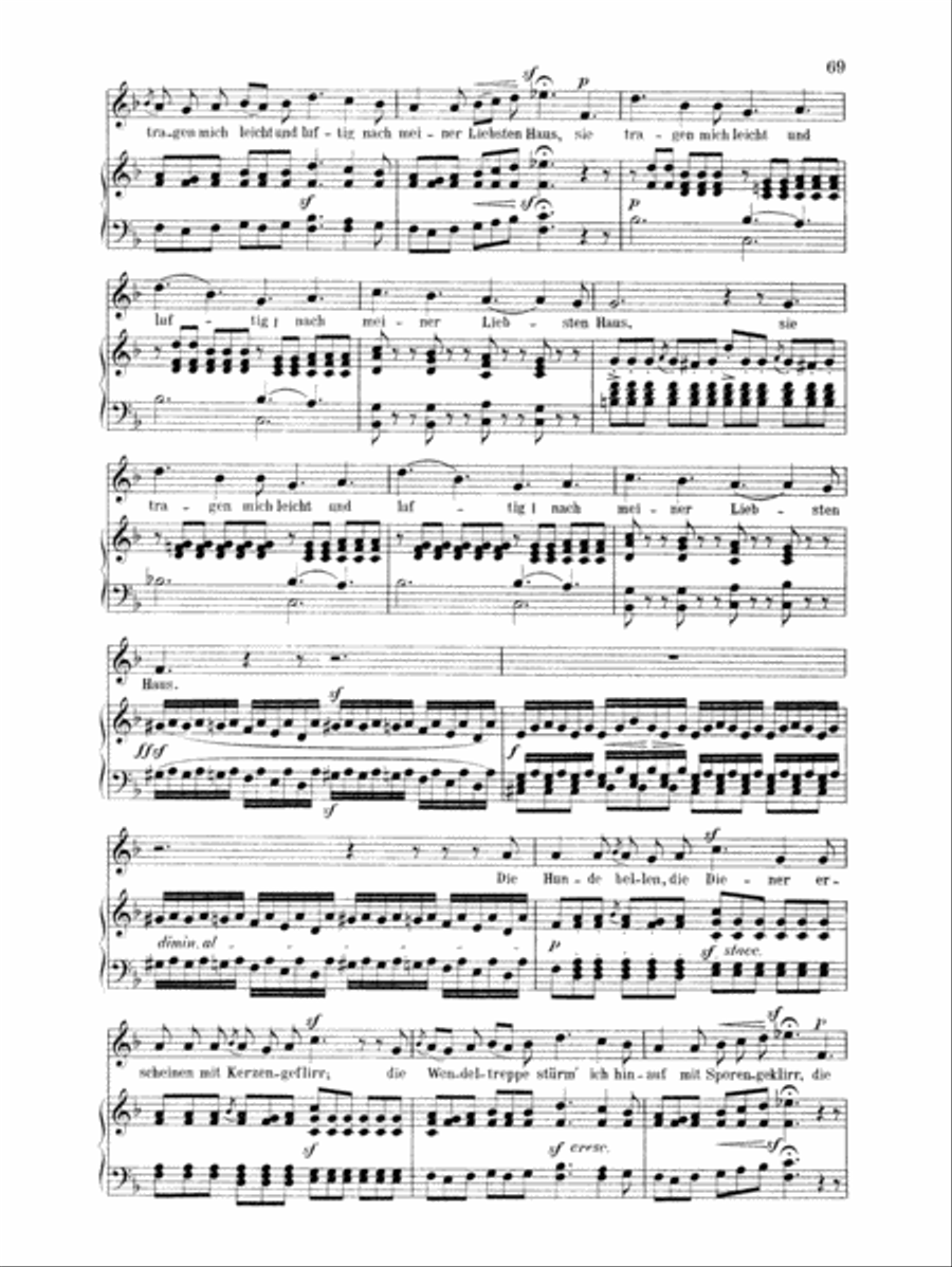 Mendelssohn: 79 Songs, Medium Voice (German) Medium Voice scores gallery preview page 2