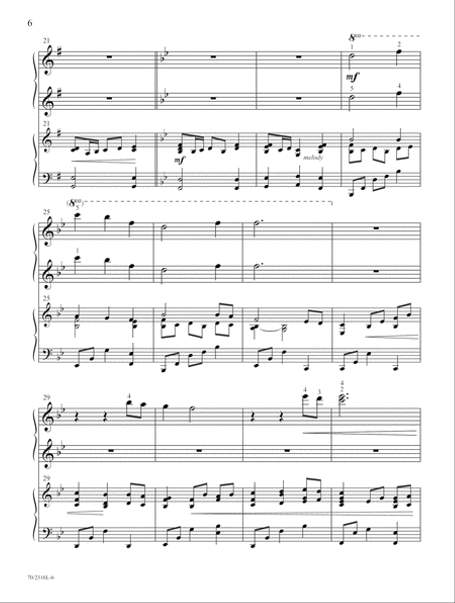 Hymn Keys for Student and Teacher Piano Method scores gallery preview page 6