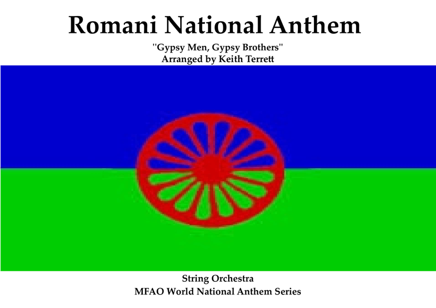 Romani Anthem (Gelem, Gelem) for String Orchestra (MFAO World National Anthem Series) String Orchestra scores gallery preview page 1