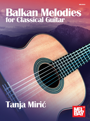 Book cover for Balkan Melodies for Classical Guitar