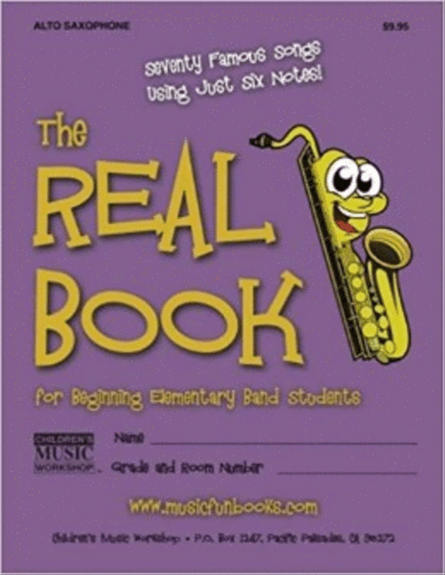 The Real Book for Beginning Elementary Band Students (Alto Sax) Alto Saxophone scores gallery preview page 1