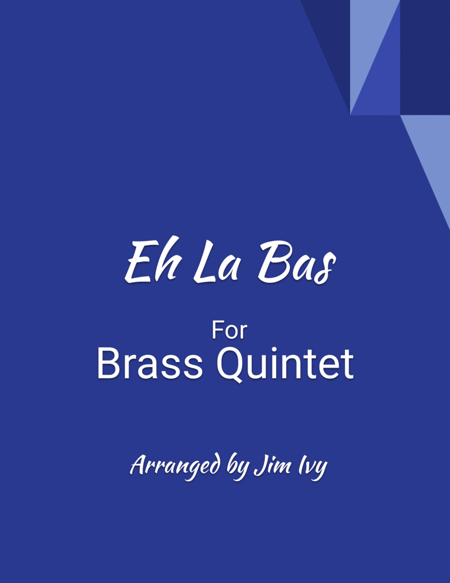 Eh La Bas for Brass Quintet image number null