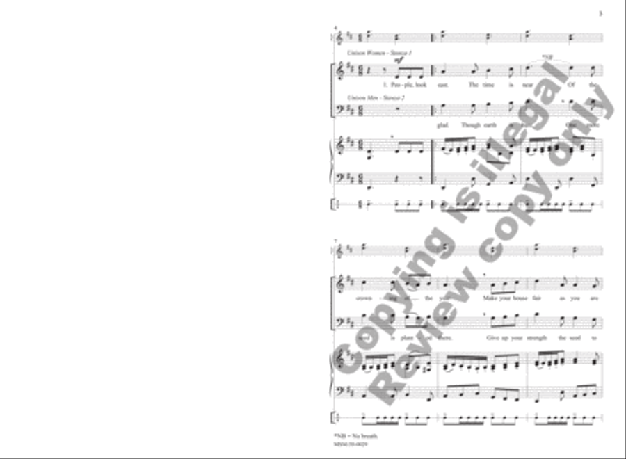 People, Look East People, Look East 4-Part scores gallery preview page 3