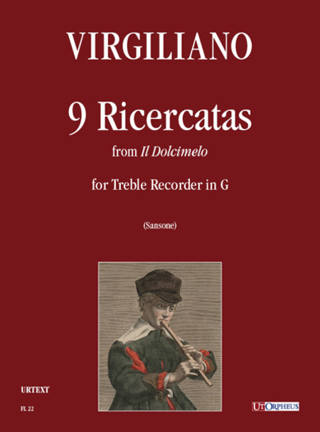 9 Ricercatas from  Il Dolcimelo  for Treble Recorder in G