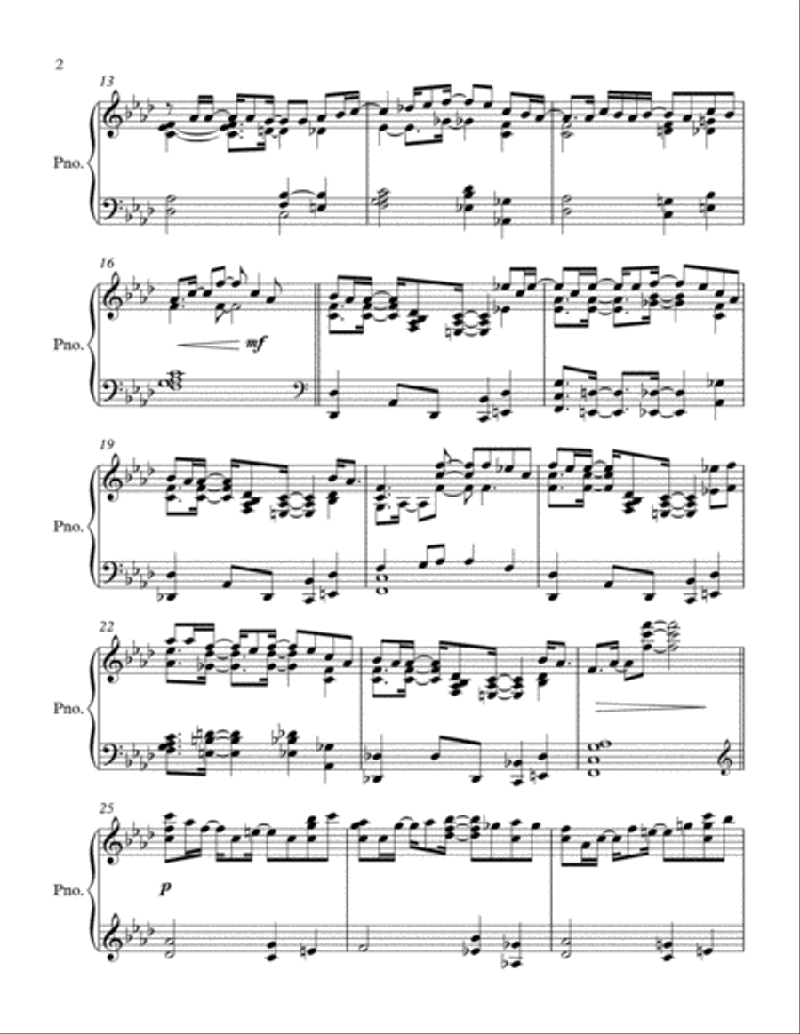 Just The Two Of Us Piano Solo scores gallery preview page 2