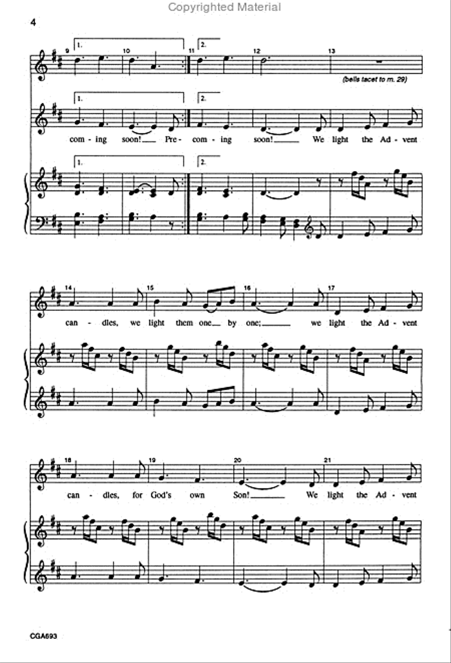 Seven Songs for the Church Year Unison Choir scores gallery preview page 3