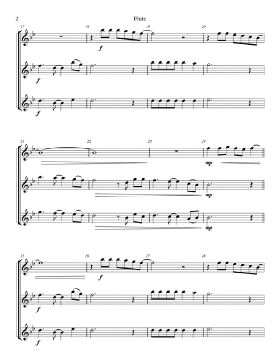 Famba Naye Chamber Music scores gallery preview page 2