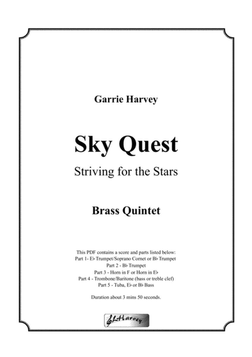 Sky Quest for Brass Quintet image number null