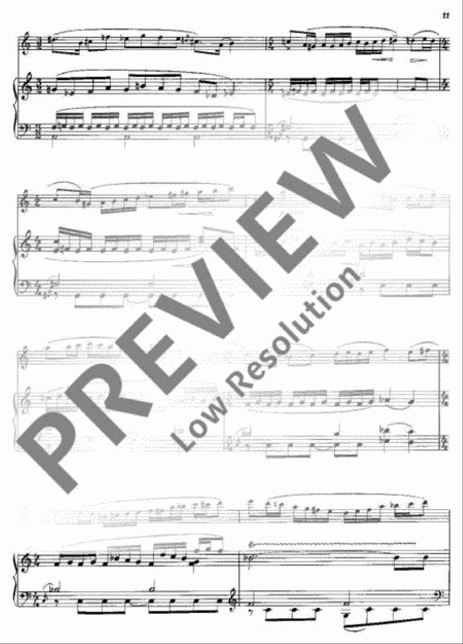 Aubade Flute scores gallery preview page 14
