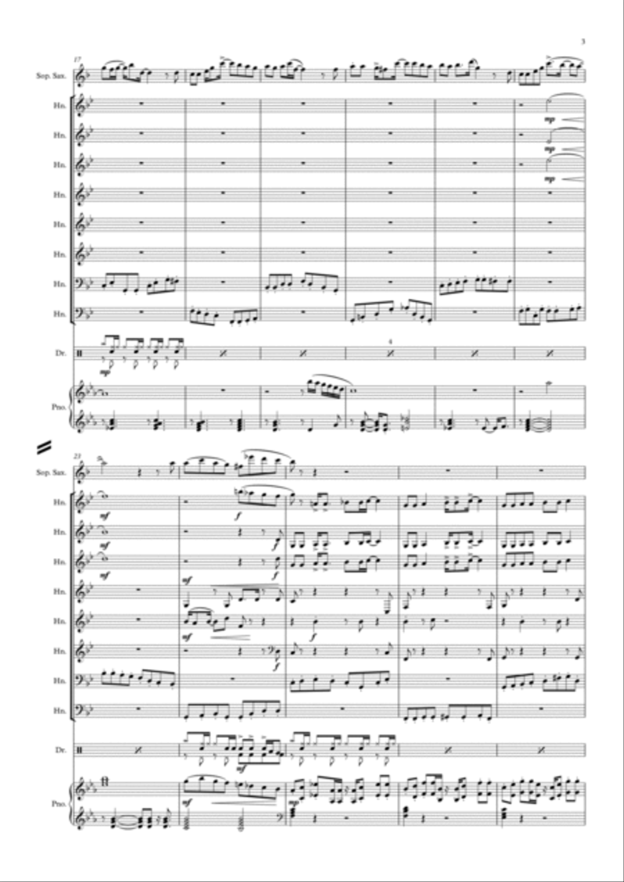 Another Day Of Sun Soprano Saxophone scores gallery preview page 3
