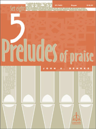 Book cover for Five Preludes of Praise, Set 8