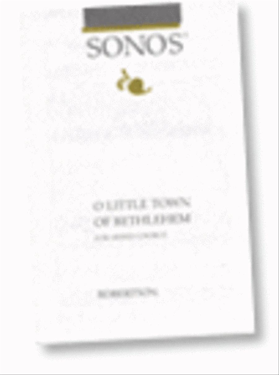 O Little Town of Bethlehem - SATB - Robertson 4-Part scores gallery preview page 1