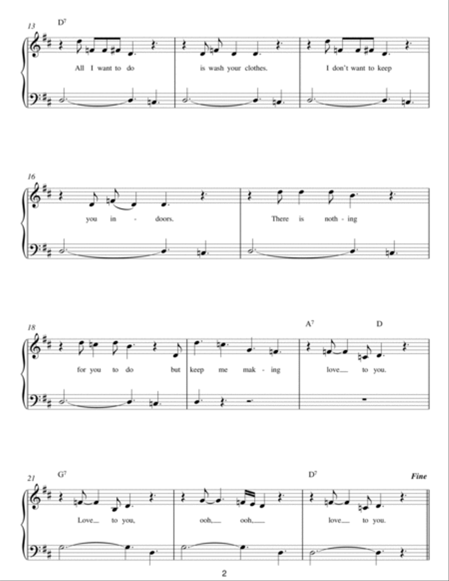 I Just Want To Make Love To You Voice scores gallery preview page 2