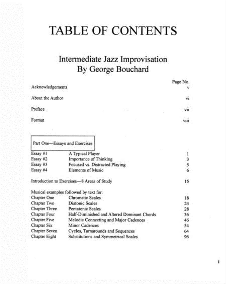 Intermediate Jazz Improvisation Voice scores gallery preview page 2