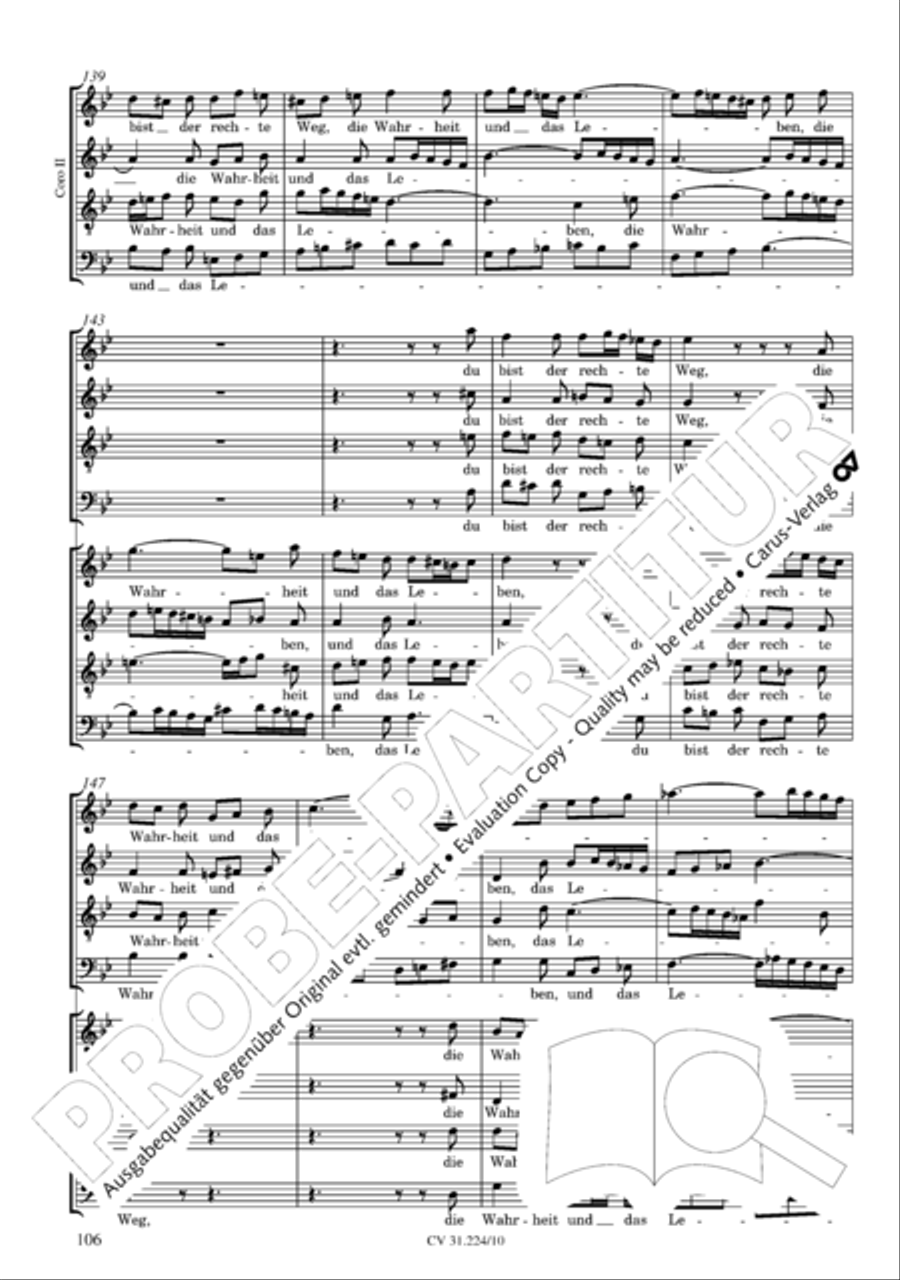 The complete motets (without Bc) Choir scores gallery preview page 113