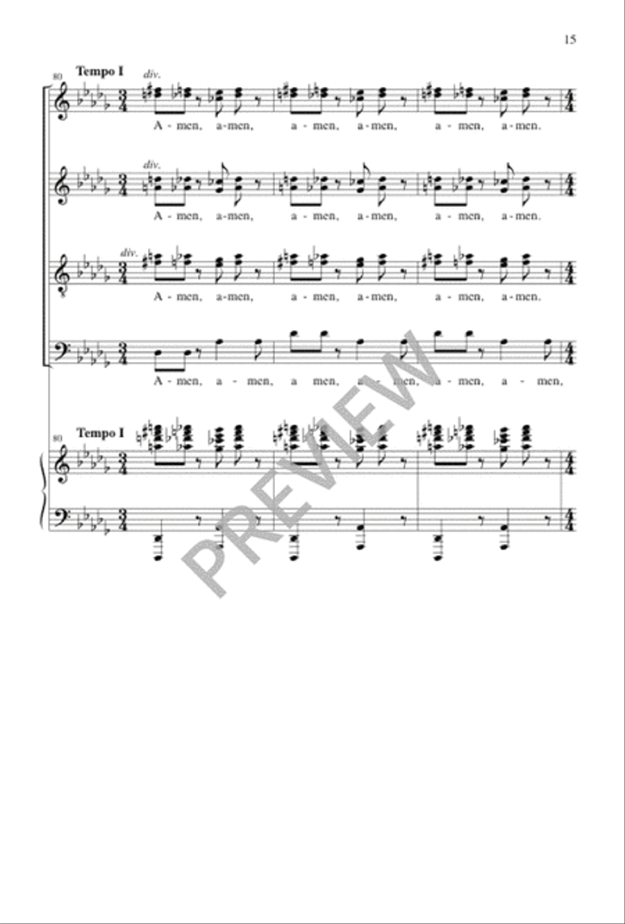 Great and Marvelous Great and Marvelous Choir scores gallery preview page 16