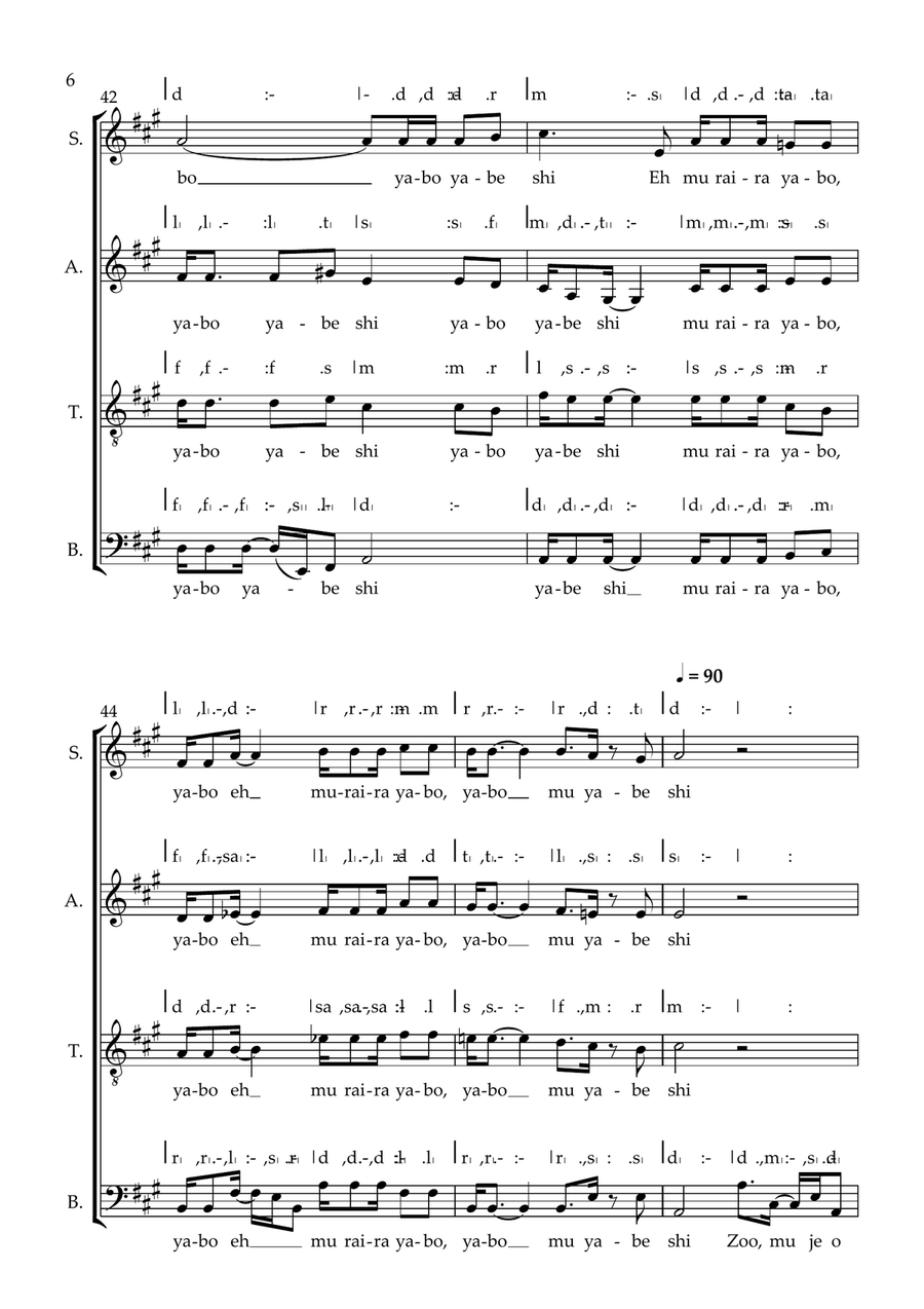 Beri muje Beri muje 4-Part scores gallery preview page 6