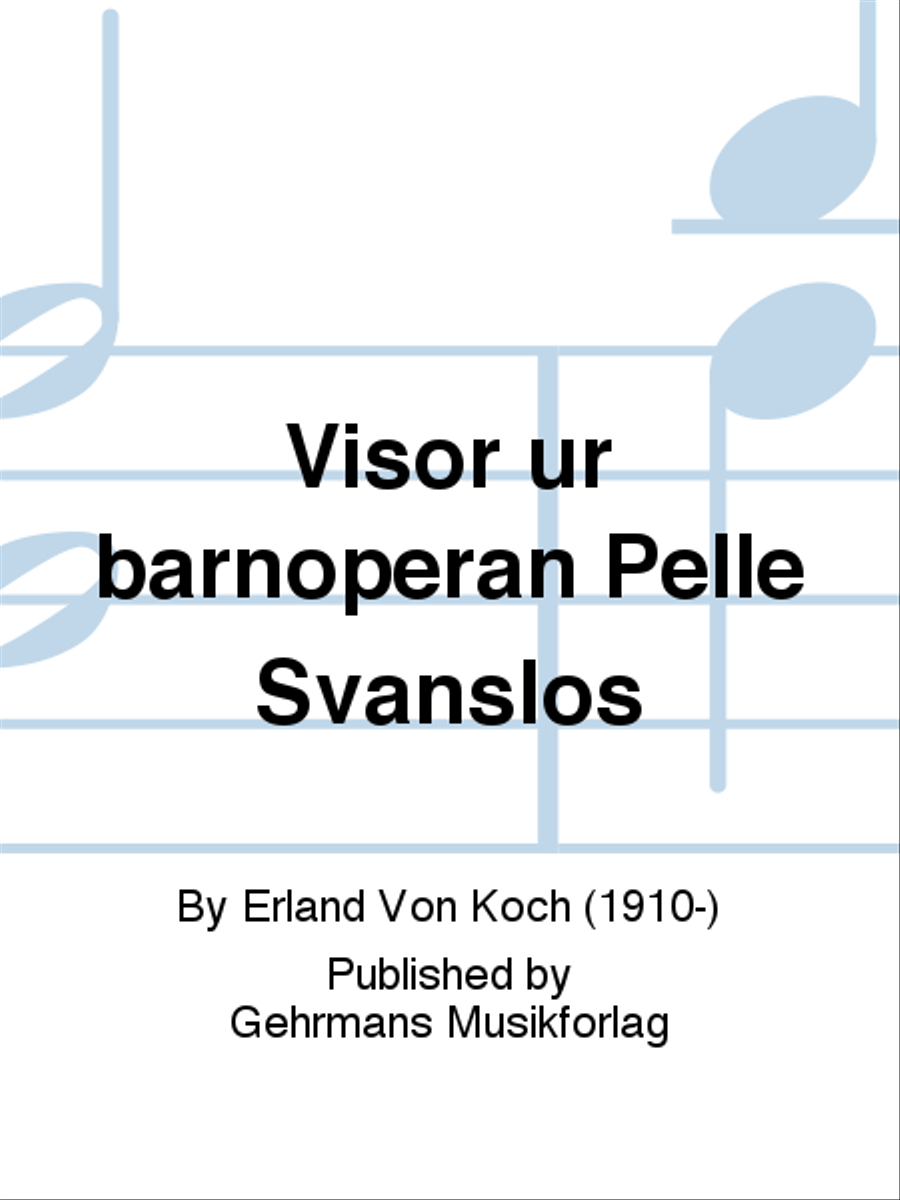 Visor ur barnoperan Pelle Svanslos 4-Part scores gallery preview page 1