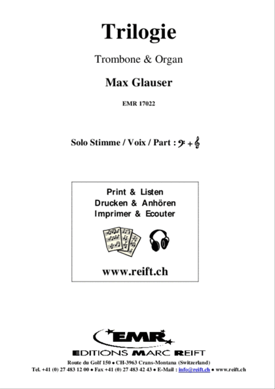 Trilogie Trombone scores gallery preview page 2
