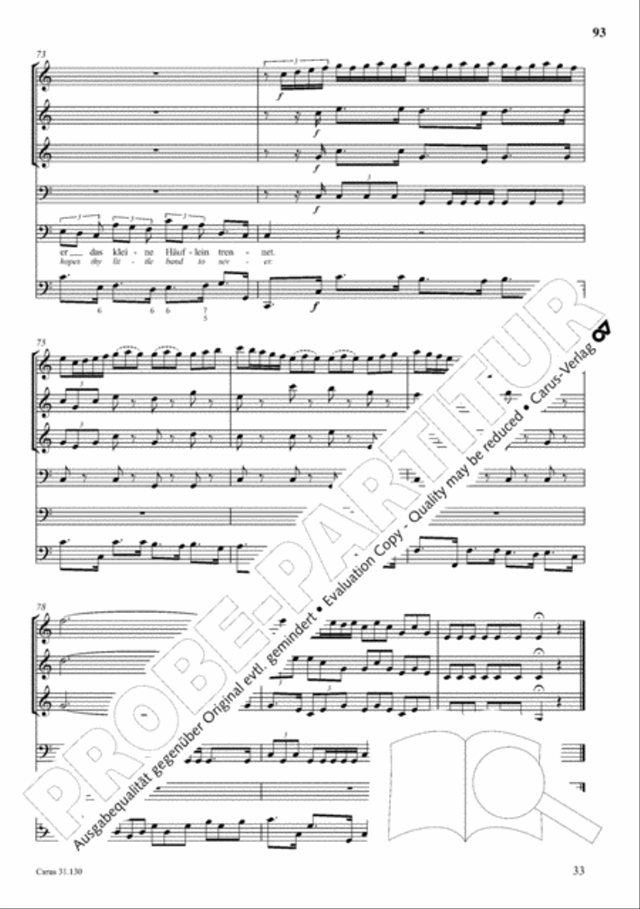 The Complete Sacred Vocal Works (Das geistliche Vokalwerk) Voice scores gallery preview page 94