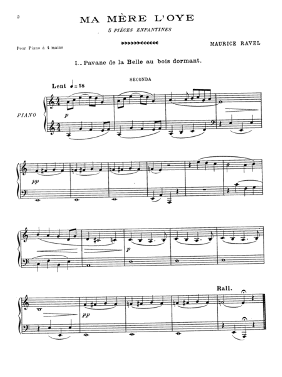 Ma Merè l'oye (Mother Goose Suite) Small Ensemble scores gallery preview page 3