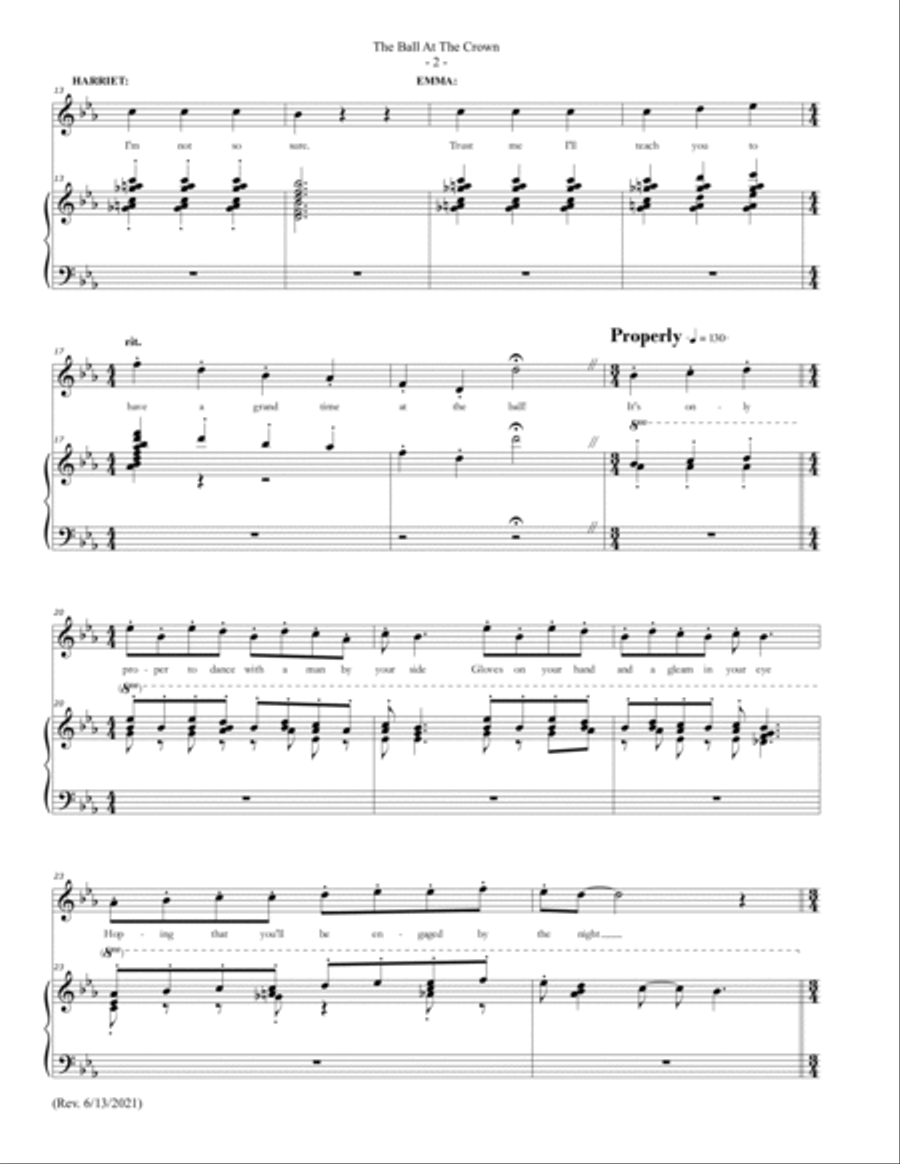 The Ball At The Crown Voice scores gallery preview page 2