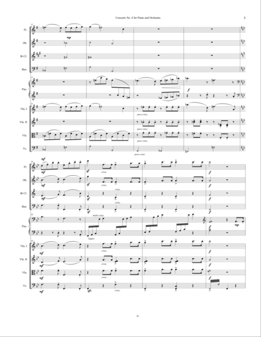 Spring Concerto - Orchestra Score Large Ensemble scores gallery preview page 5