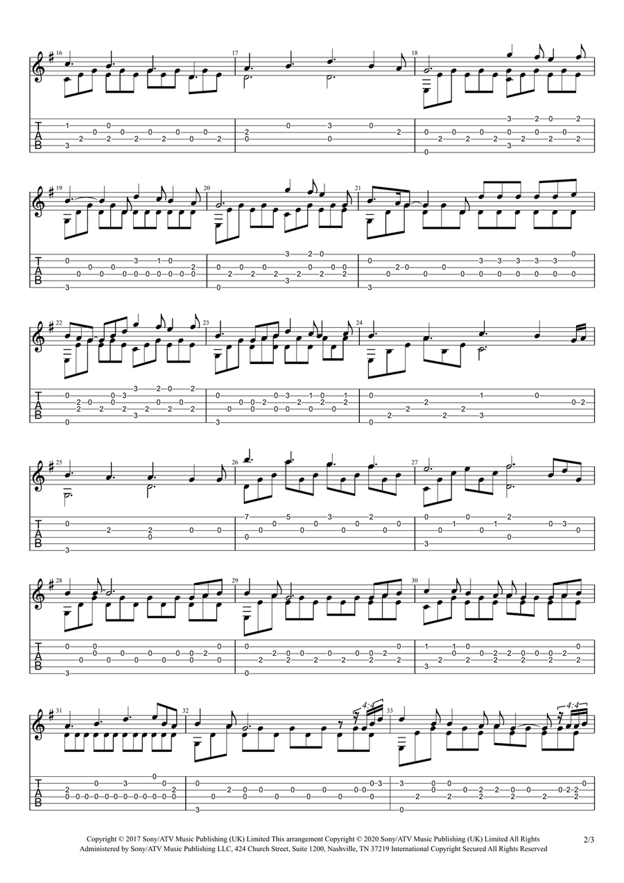 Perfect Acoustic Guitar scores gallery preview page 2