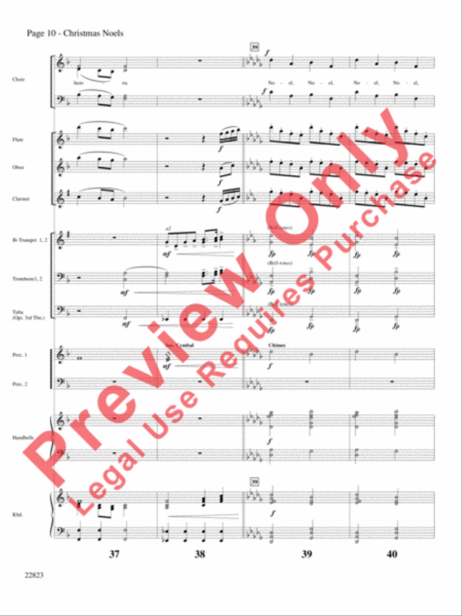 Christmas Noels Choir scores gallery preview page 11