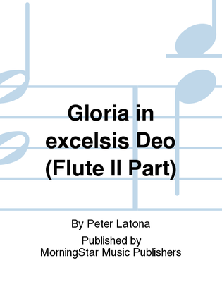 Gloria in excelsis Deo (Flute II Part)