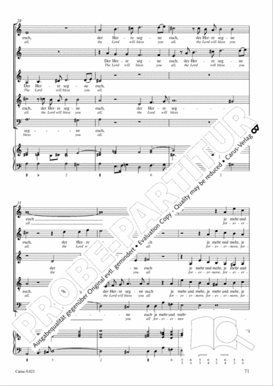 Schein: Israelsbrunnlein. Fontana d'Israel. Complete edition Choir scores gallery preview page 78