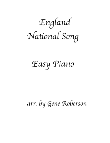 England National Song image number null