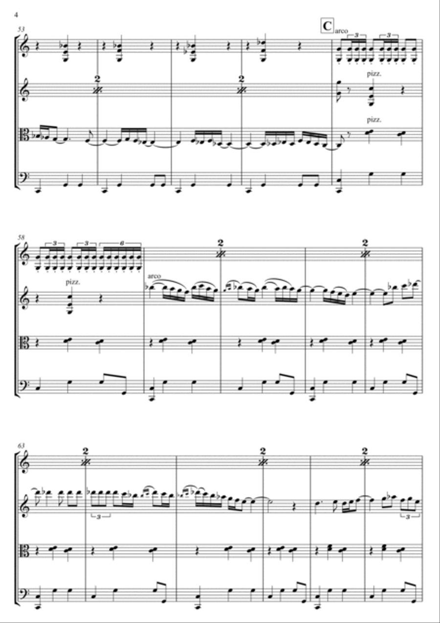 Bolero Bolero String Quartet scores gallery preview page 5