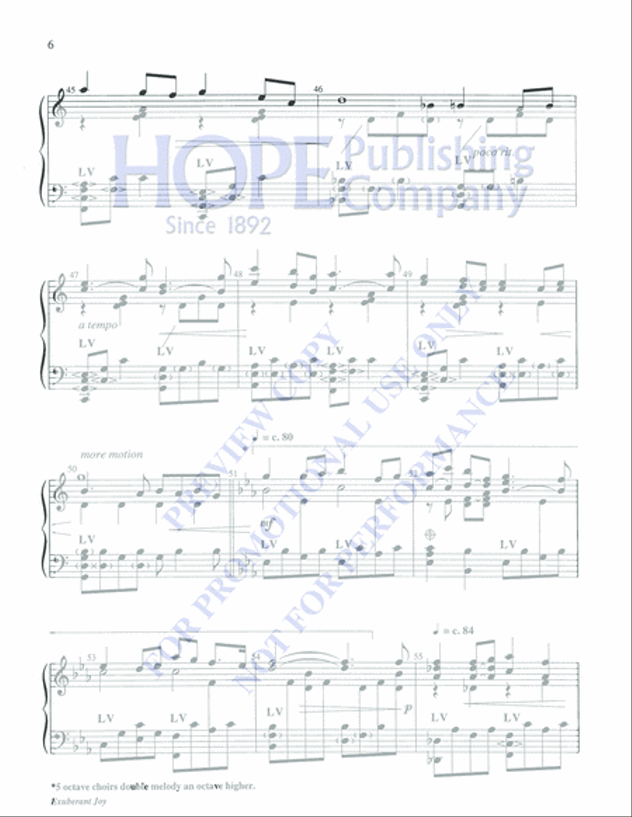 Exuberant Joy Exuberant Joy 5-Octaves scores gallery preview page 6