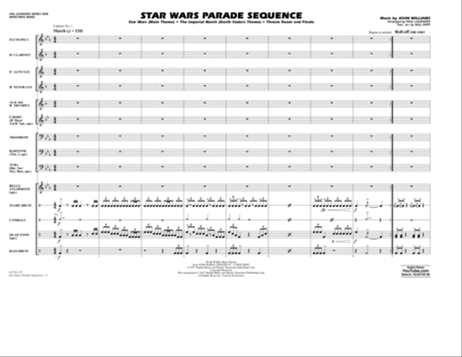 Star Wars Parade Sequence - Conductor Score (Full Score)