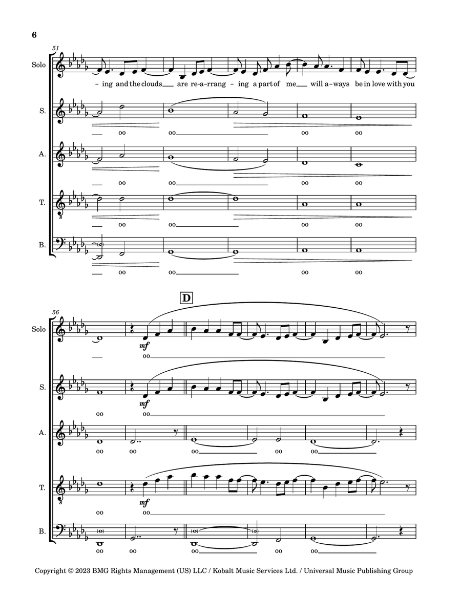 The Weather 4-Part scores gallery preview page 6