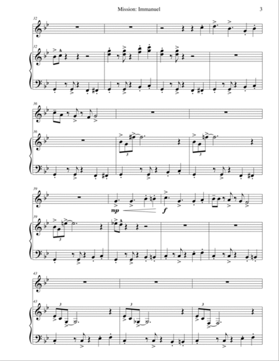 Mission: Impossible Theme Flute Solo scores gallery preview page 5