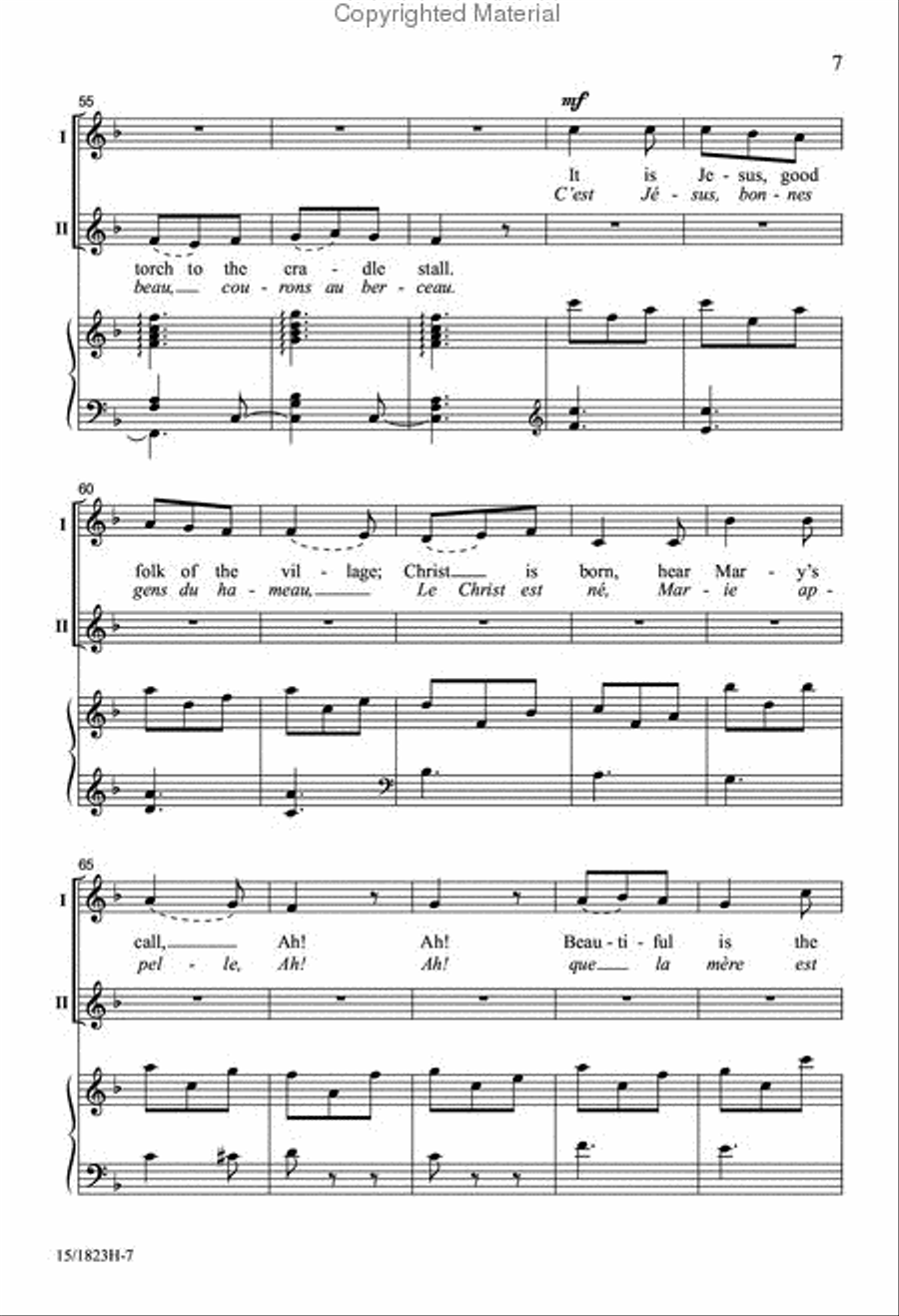 A Garland of Carols 2-Part scores gallery preview page 7
