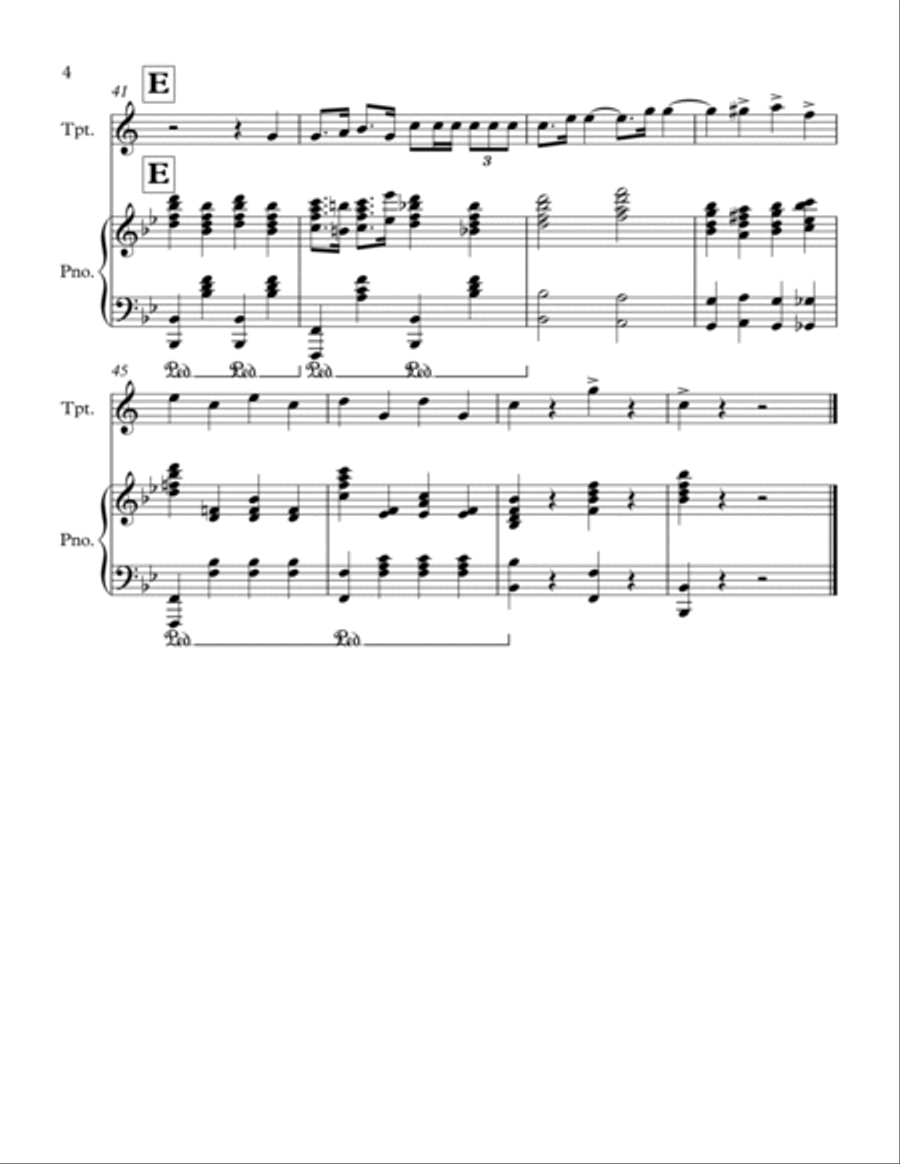 Sound the Battle Cry Sound the Battle Cry Trumpet Solo scores gallery preview page 4