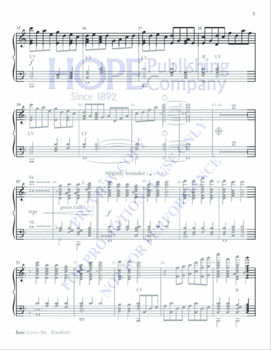 Jesus Loves Me Jesus Loves Me 5-Octaves scores gallery preview page 5