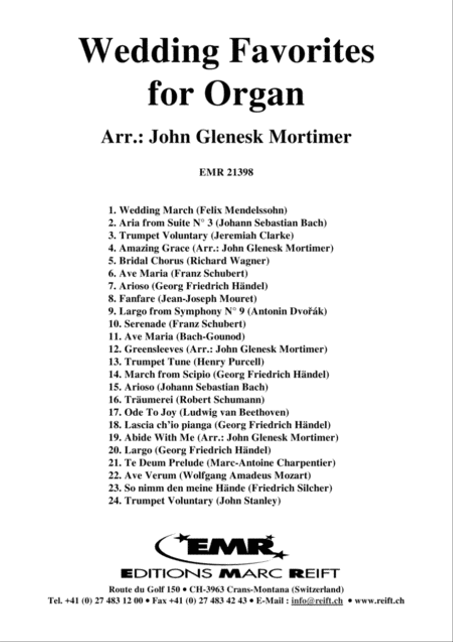 Wedding Favorites for Organ Trumpet scores gallery preview page 3
