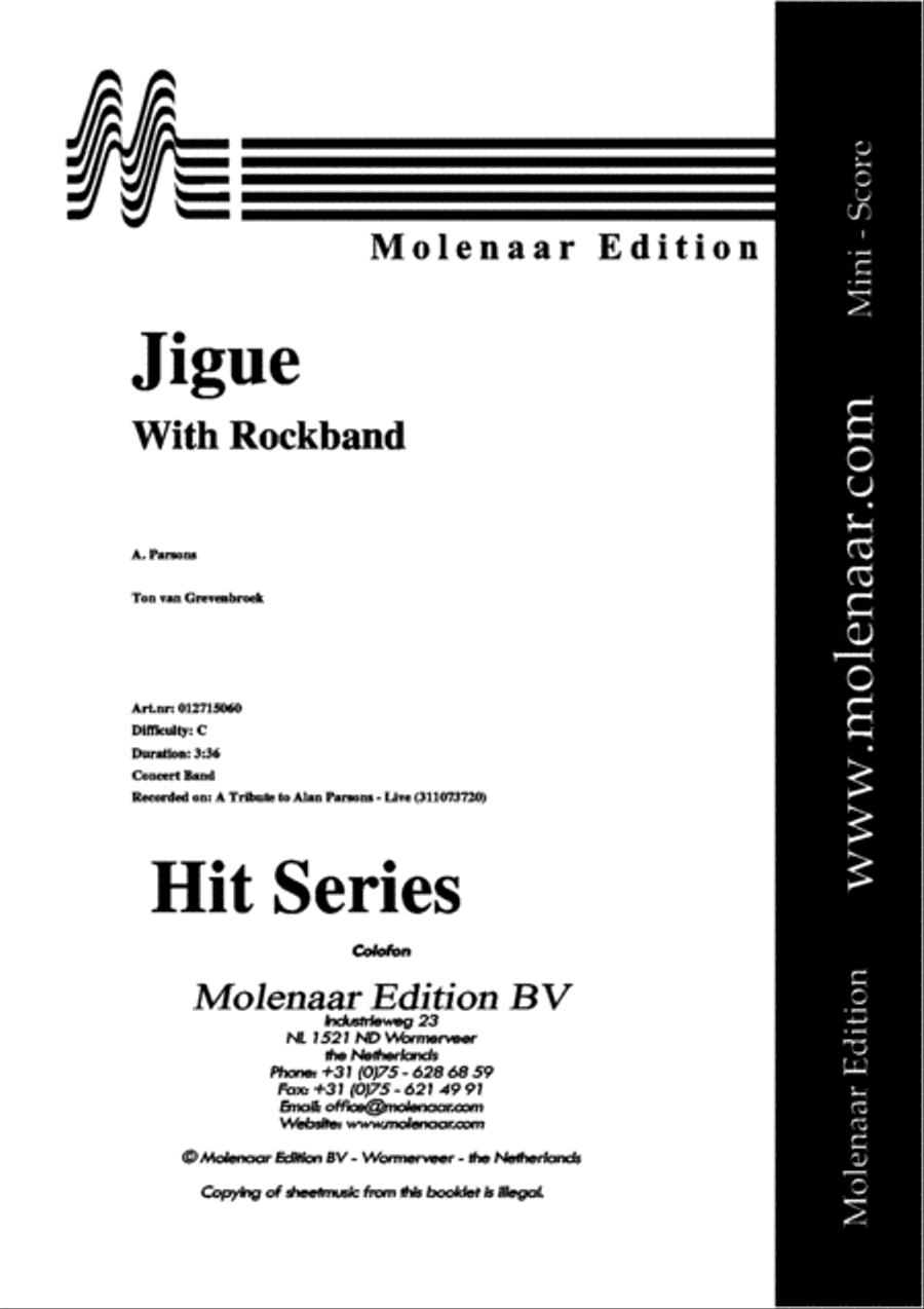Jigue Concert Band scores gallery preview page 2